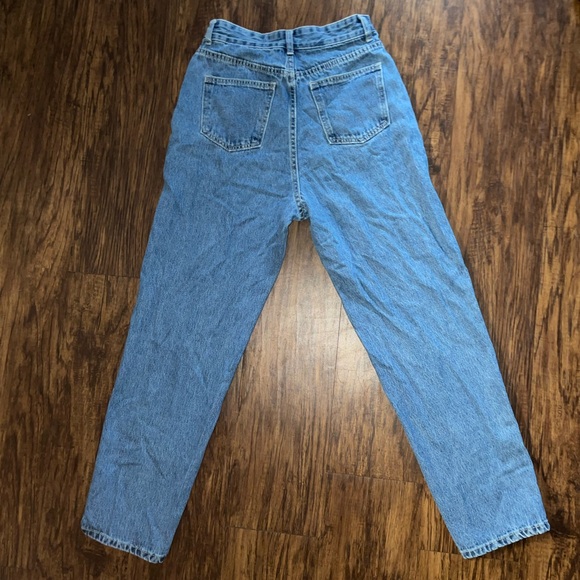 SHEIN High Waist Straight Blue Jeans - Picture 6 of 8